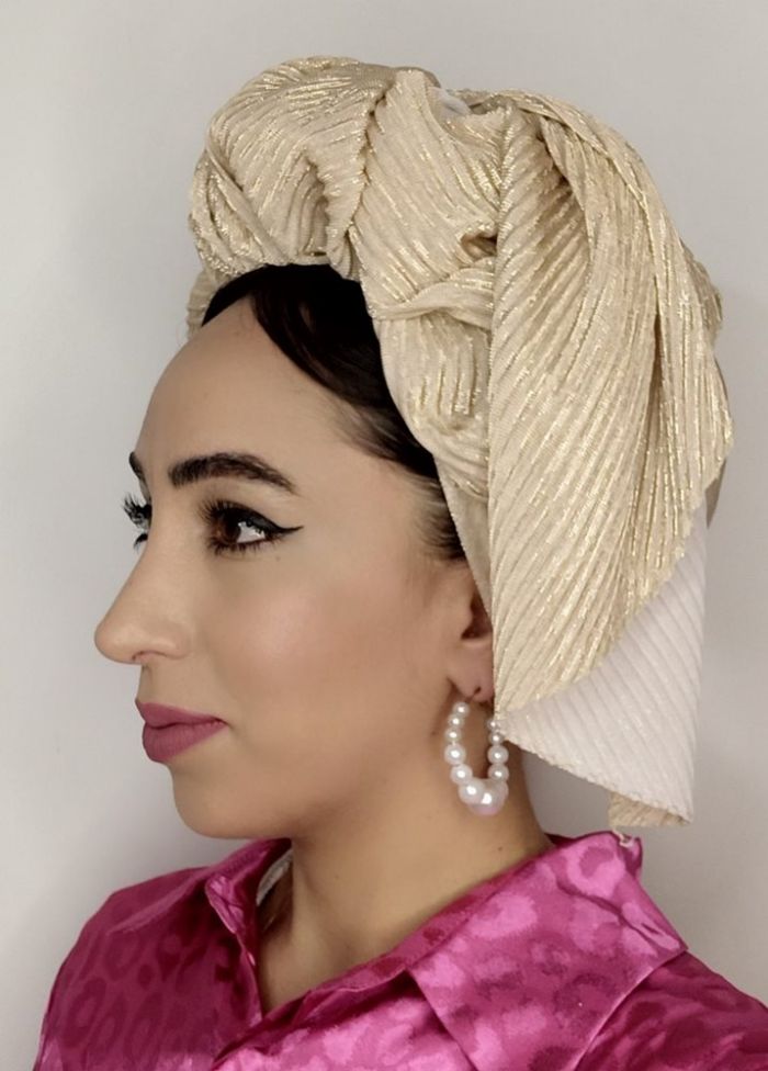 מטפחת נצנץ זהב