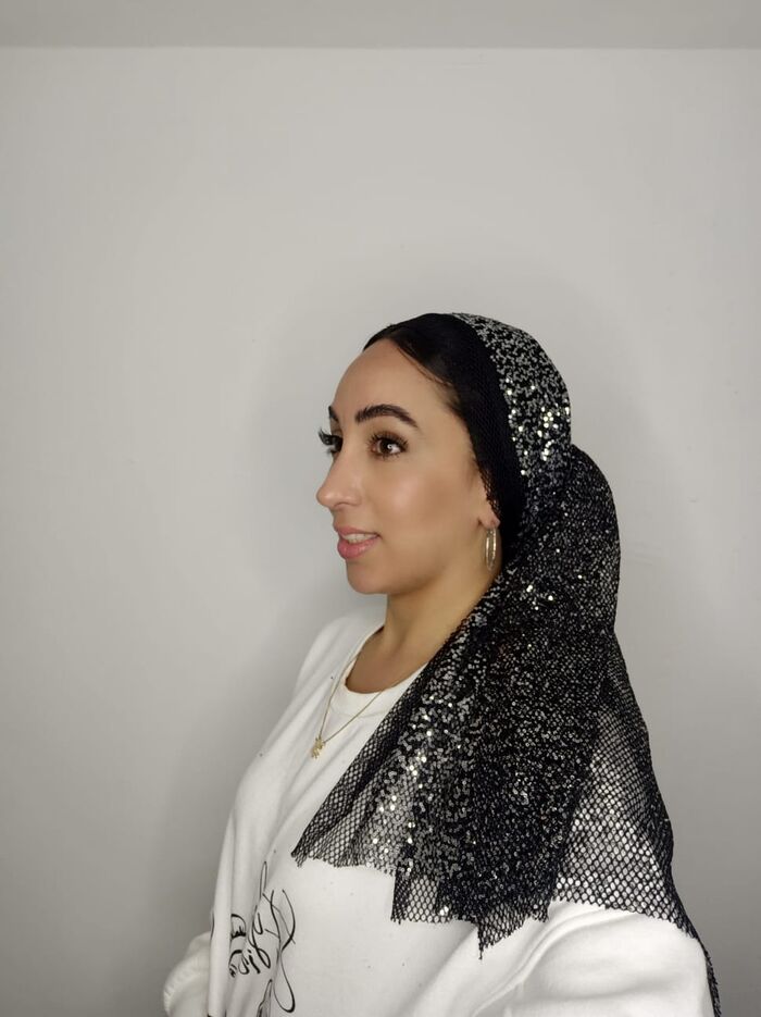 מטפחת רשת פייט כסוף