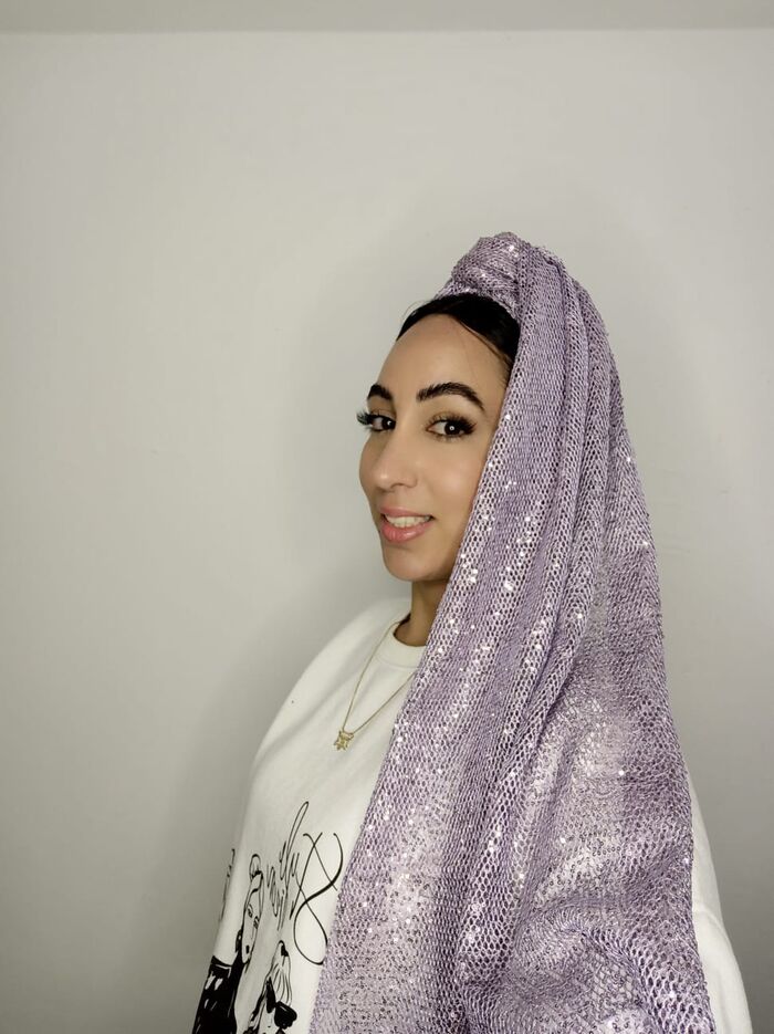 מטפחת רשת פייט סגול