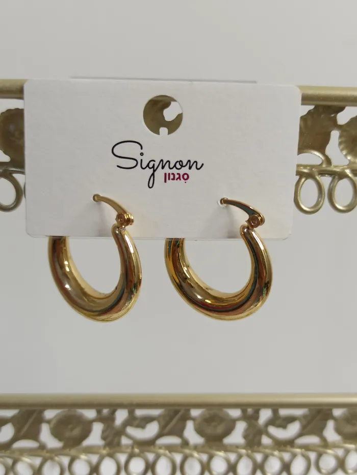 עגיל חישוק דגם F